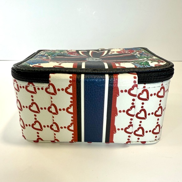 Brighton-Jewelry Box-Travel-Zip Around-Be Your Kind of Beautiful-Bow-Hearts - Picture 5 of 13
